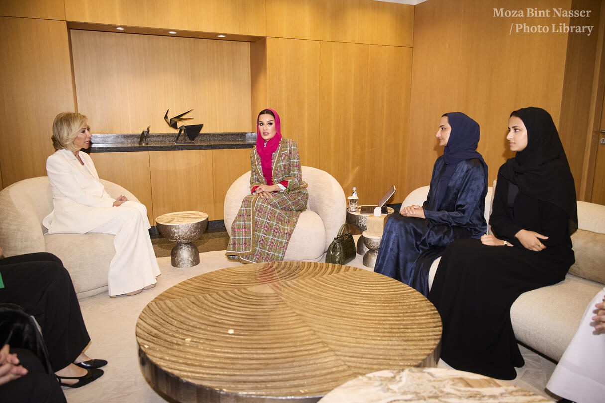 صاحبة السمو تجتمع بحرم فخامة رئيس الجمهورية اللبنانية