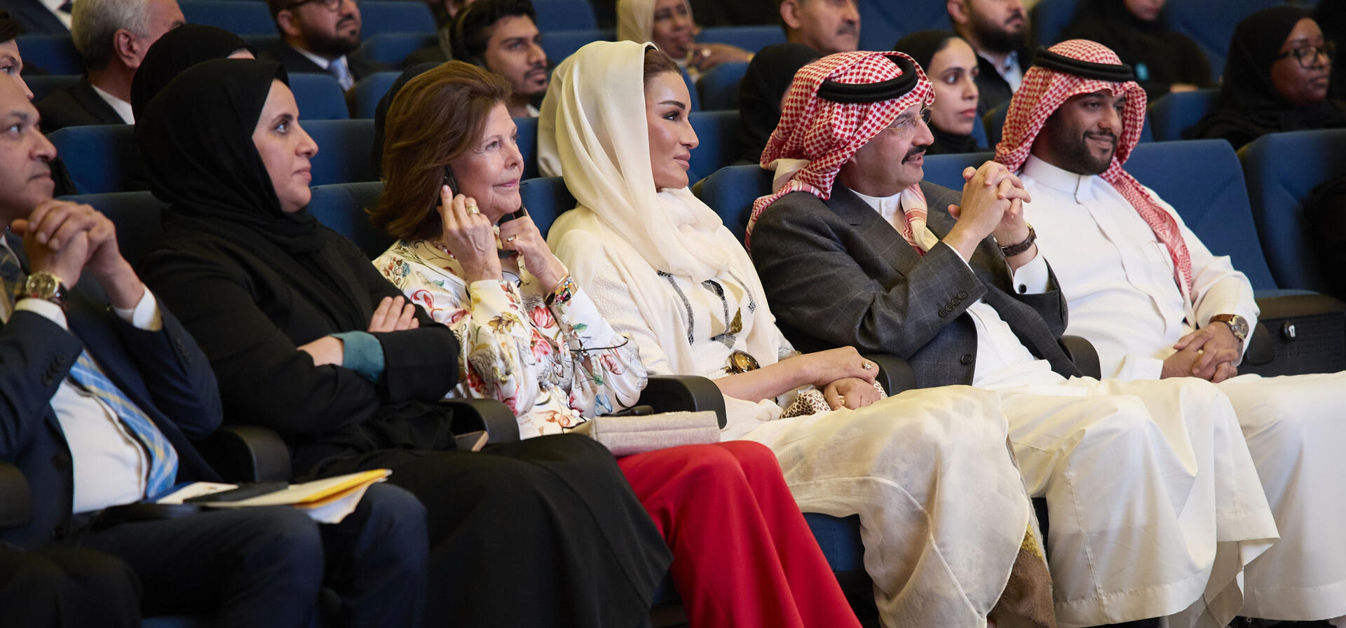 Her Highness Sheikha Moza bint Nasser attends a Social Entrepreneurship event at QF