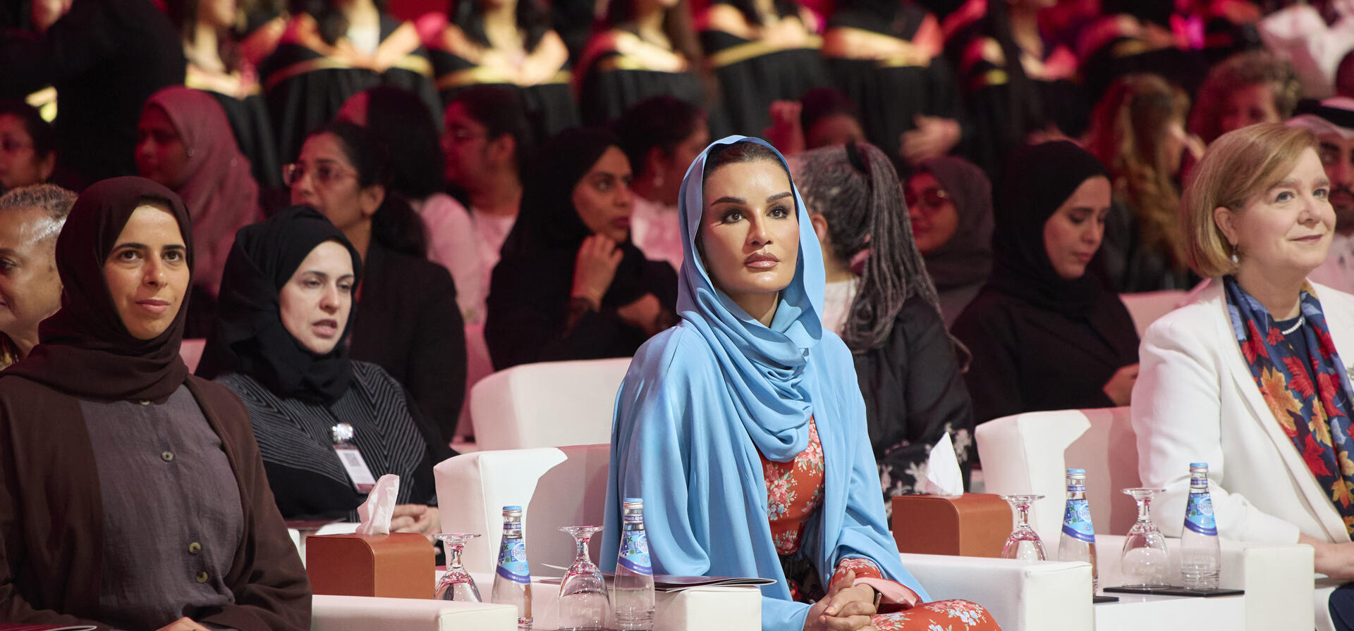 Her Highness Sheikha Moza bint Nasser Attends Final Convocation of the University of Calgary in Qatar 