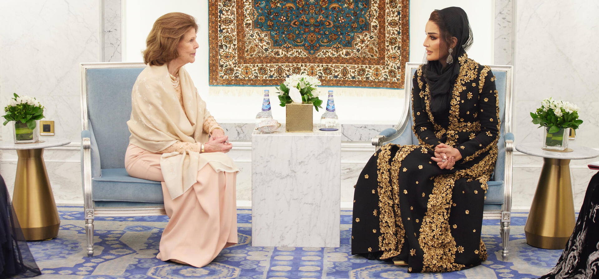 صاحبة السمو تجتمع برئيسة مينتور العالمية ورئيس مجلس أمناء مينتور العربية