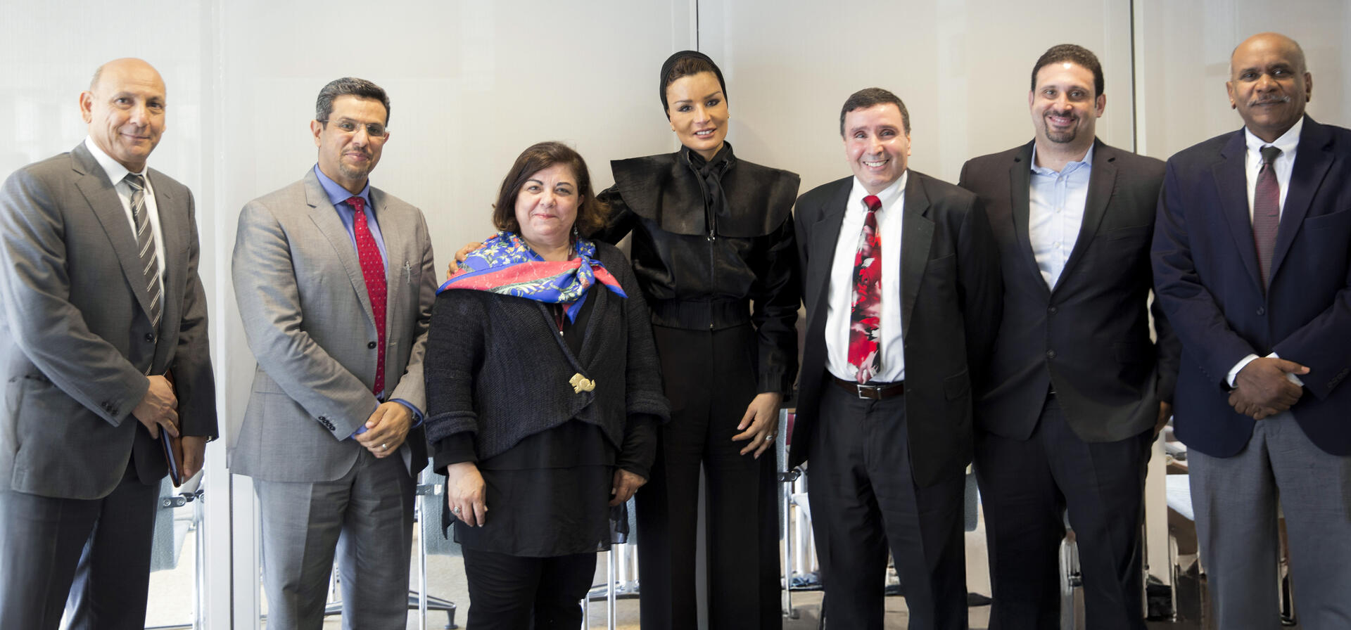 HH Sheikha Moza visits Harvard University and Massachusetts General Hospital