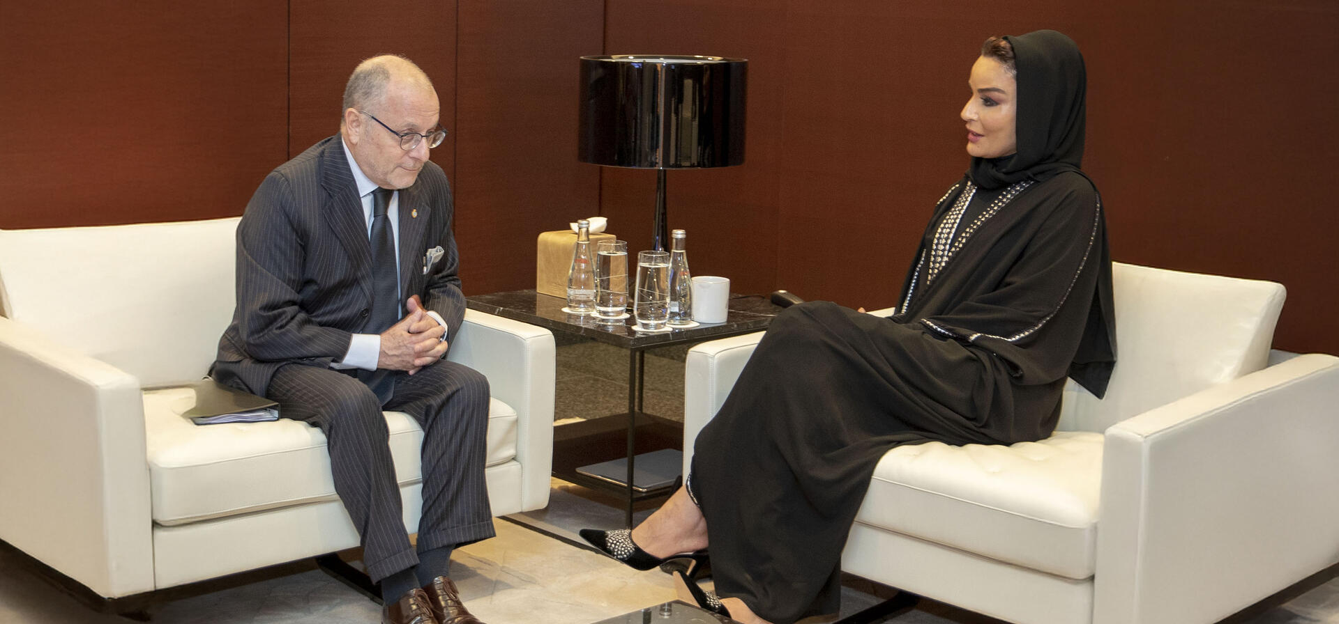 صاحبة السمو تجتمع بوزير خارجية الأرجنتين