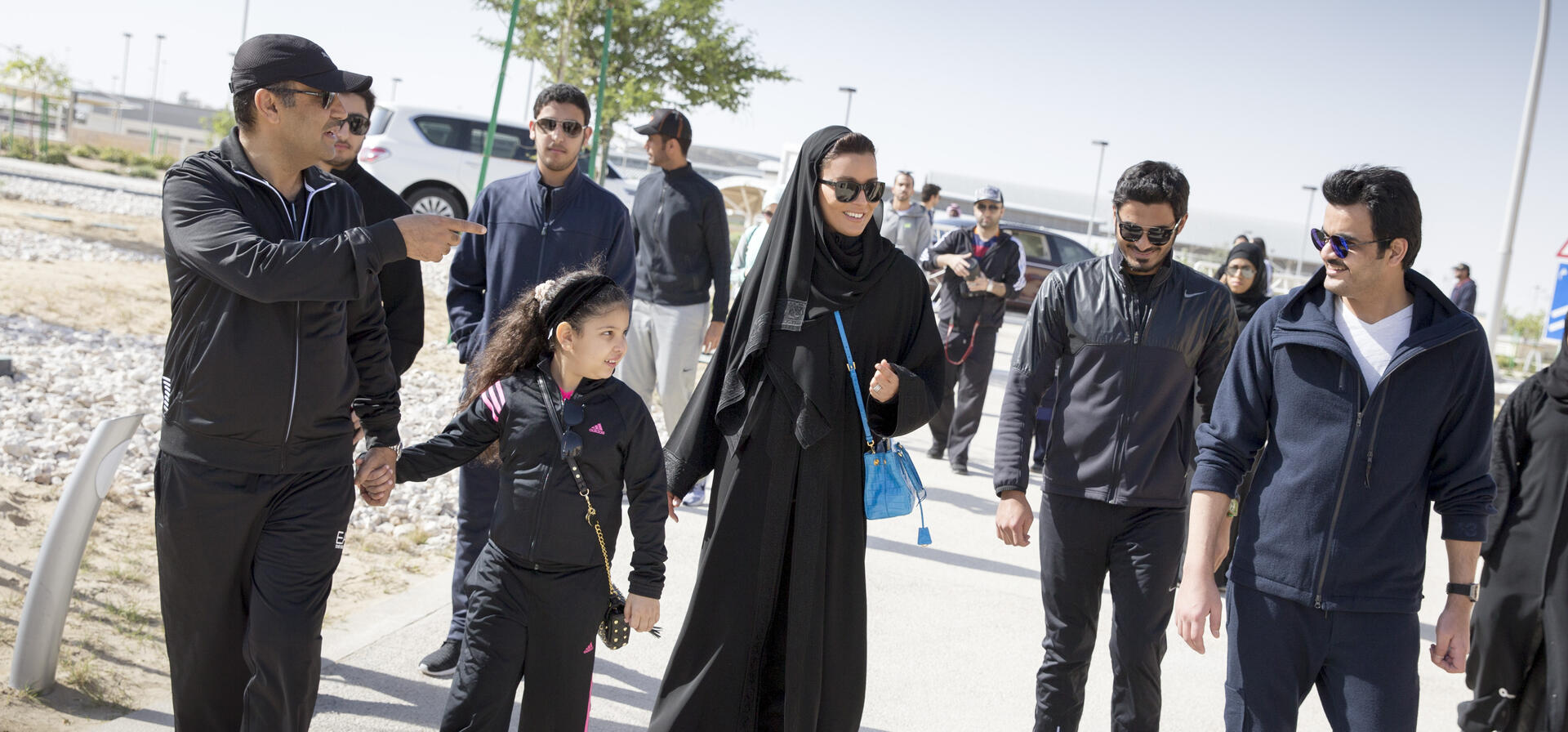 HH Sheikha Moza Participates in Sports Day activities at Education City