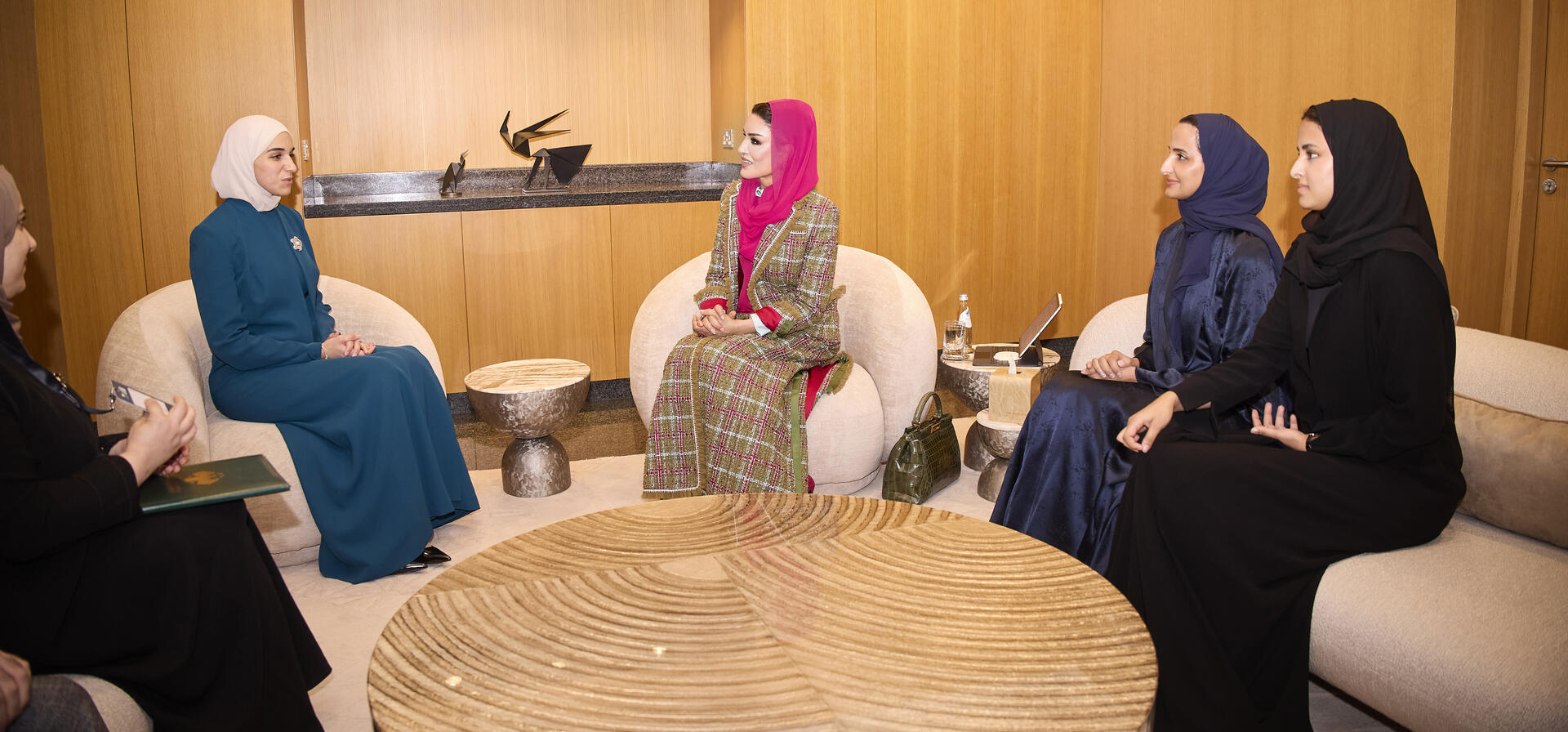 صاحبة السمو تجتمع بحرم فخامة رئيس الجمهورية العربية السورية