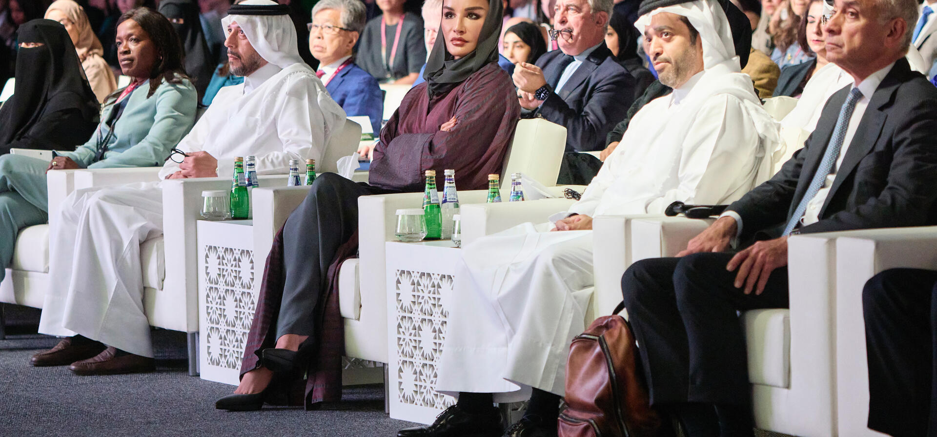 HH Sheikha Moza bint Nasser Attends Opening of Precision Medicine and the Future of Genomics Summit