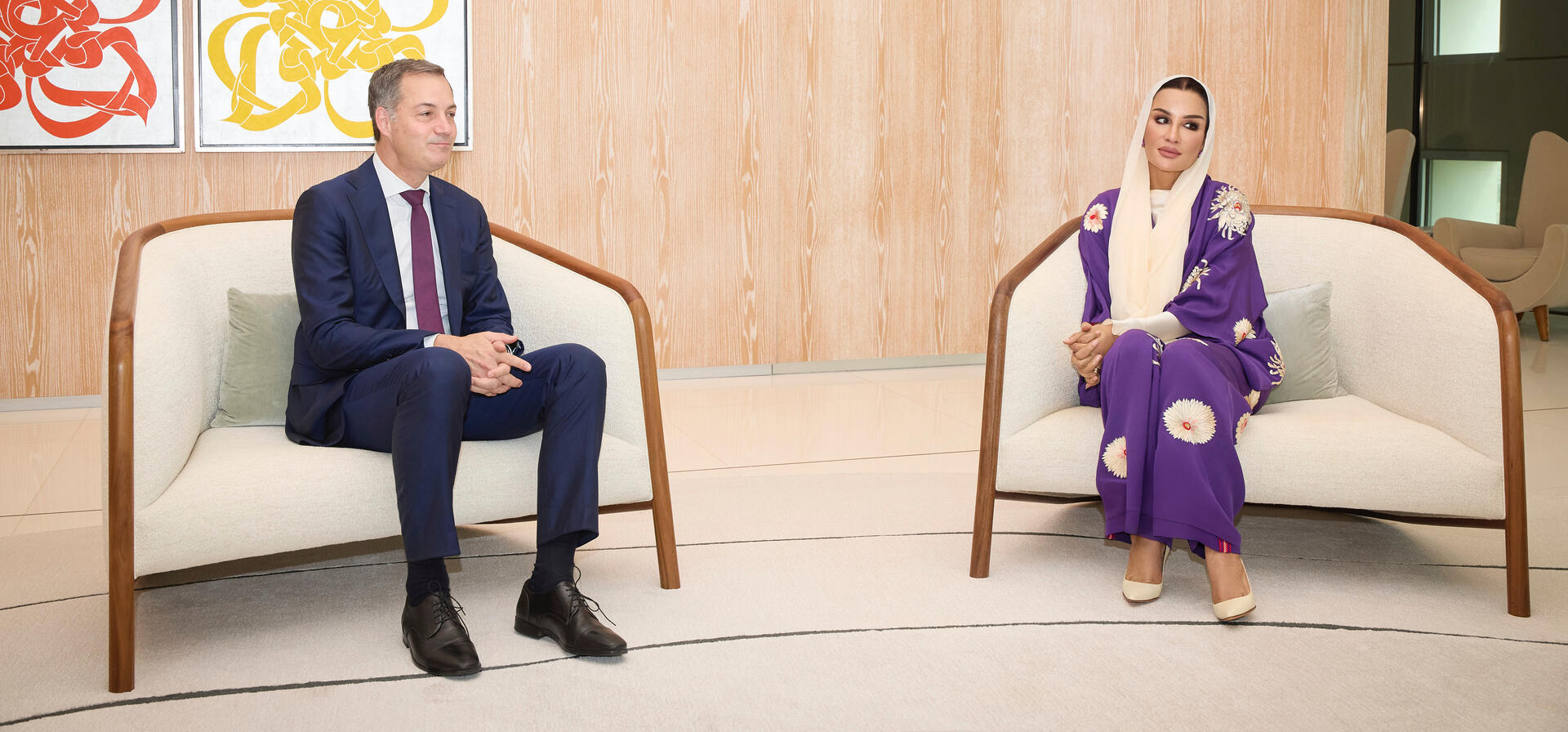 صاحبة السمو تجتمع مع المدير التنفيذي لبرنامج الأمم المتحدة الإنمائي