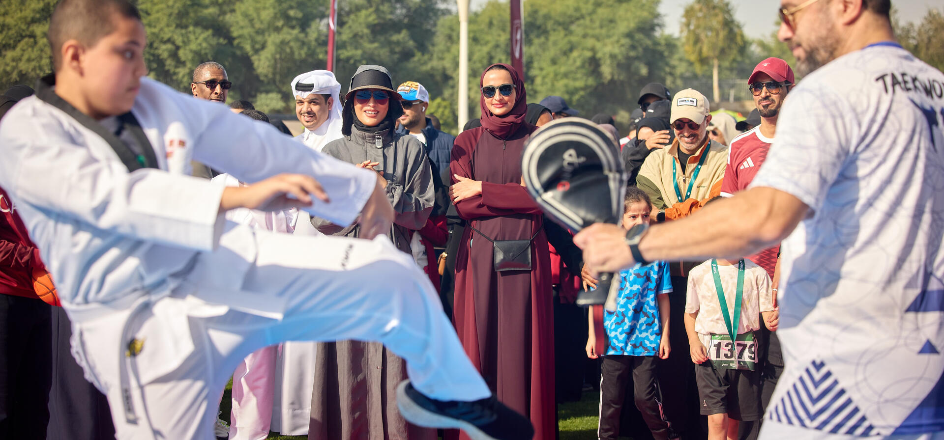 صاحبة السمو  تشهد فعاليات اليوم الرياضي للدولة 2026