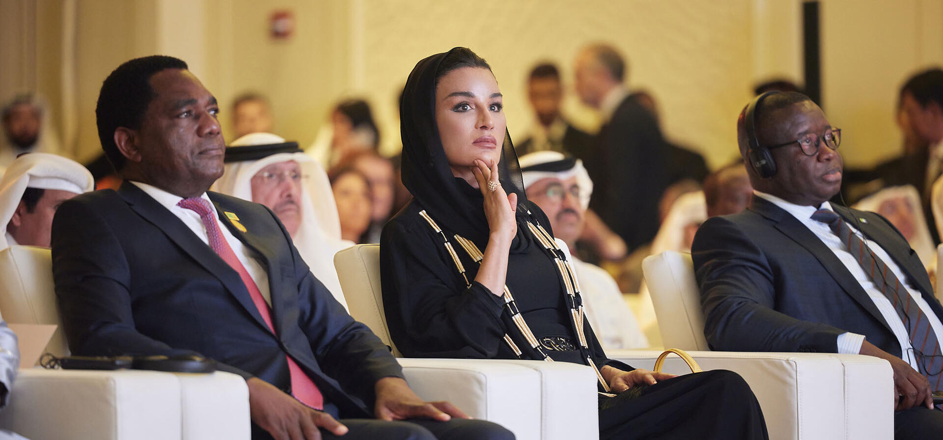 "صاحبة السمو الشيخة موزا بنت ناصر تشهد افتتاح قمة "إرثنا