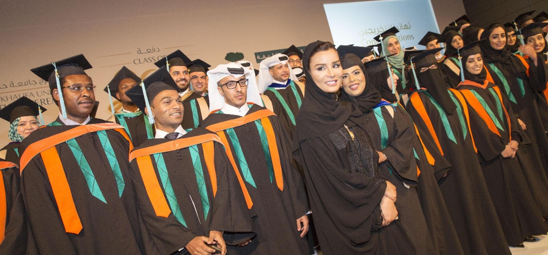 HH Sheikha Moza Witnesses Hamad bin Khalifa University (HBKU) Graduation
