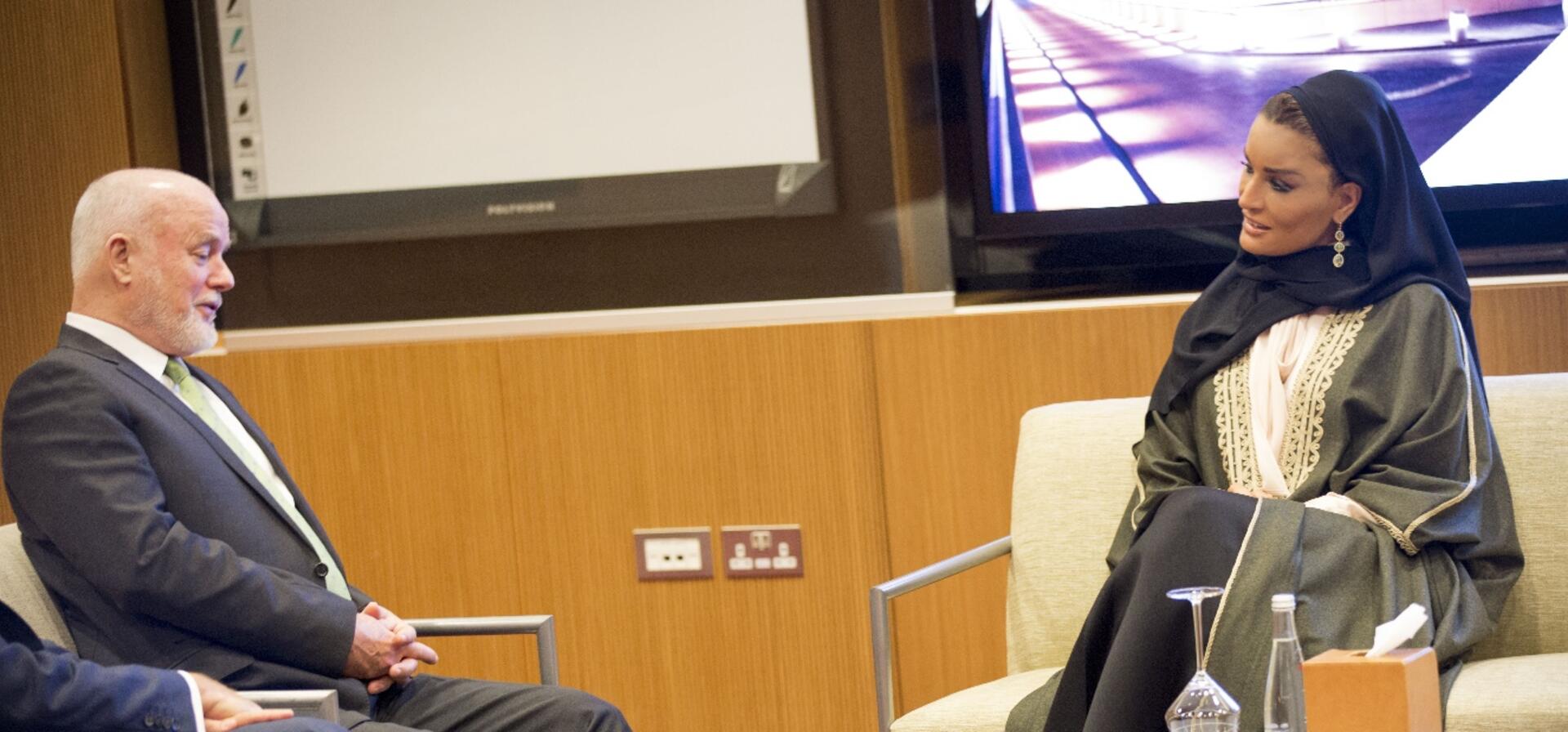 HH Sheikha Moza Meets President of United Nations General Assembly