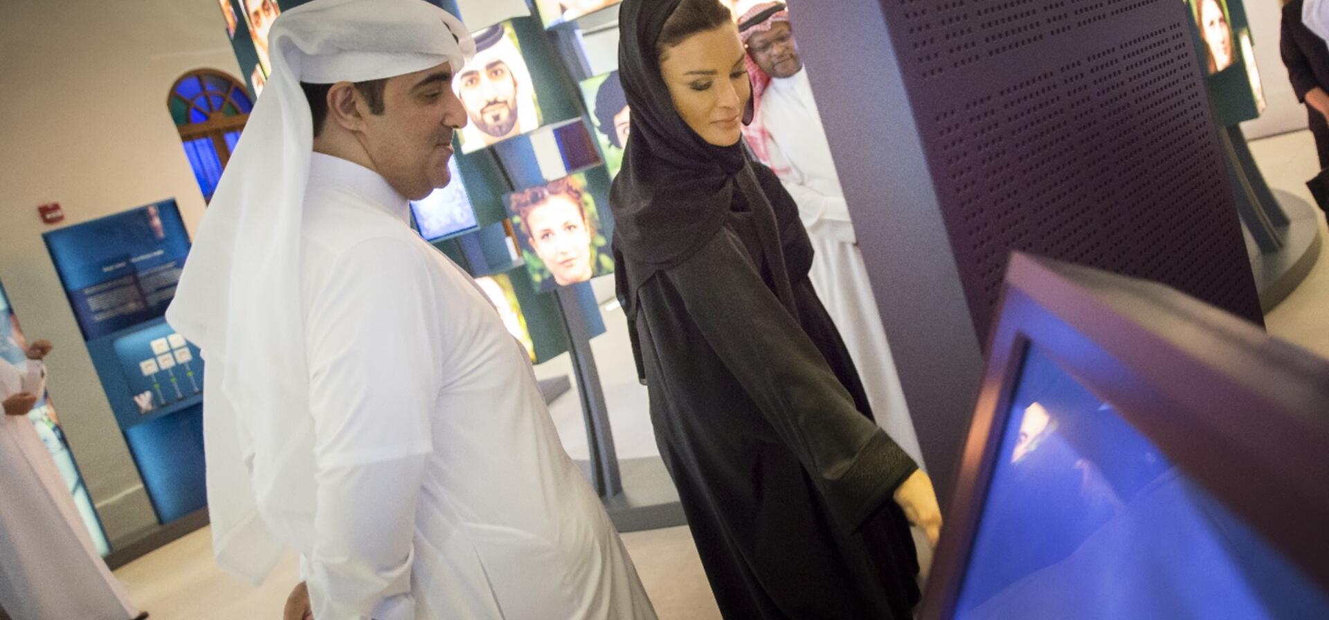 HH Sheikha Moza opens new DNA exhibition at Msheireb Museums