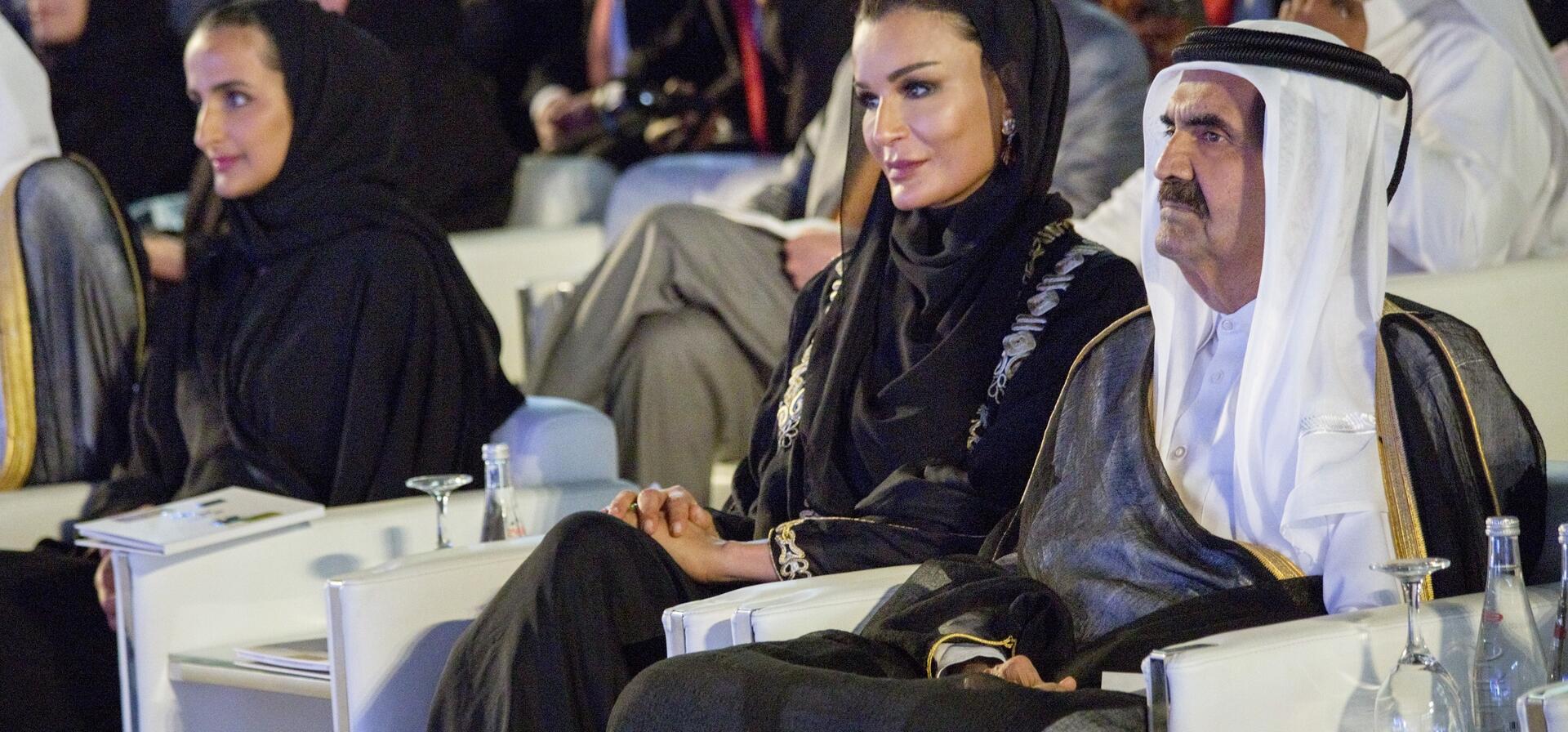 HH the Father Amir and HH Sheikha Moza attend Qatar Foundation Convocation 2018