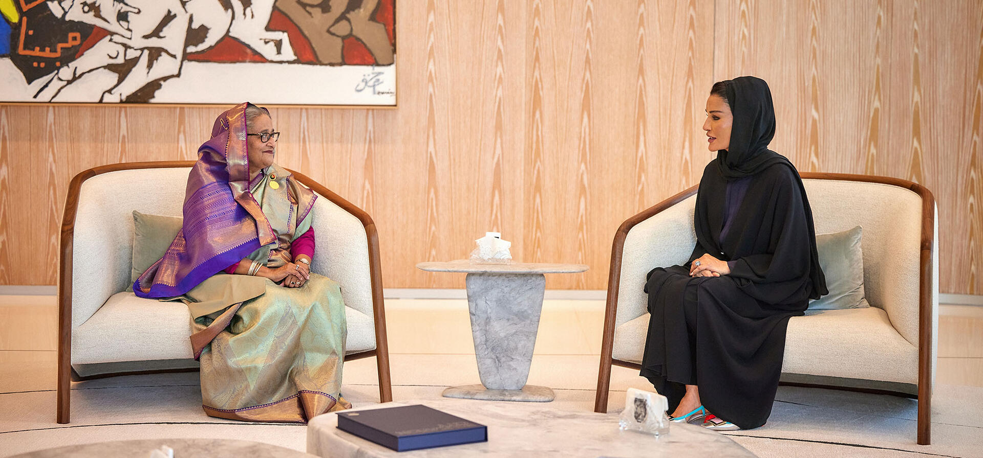 Her Highness Meets with The Prime Minister of Bangladesh