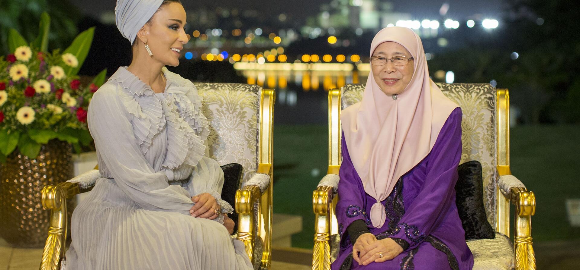 HH Sheikha Moza attends banquet hosted by Malaysian Deputy Prime Minister