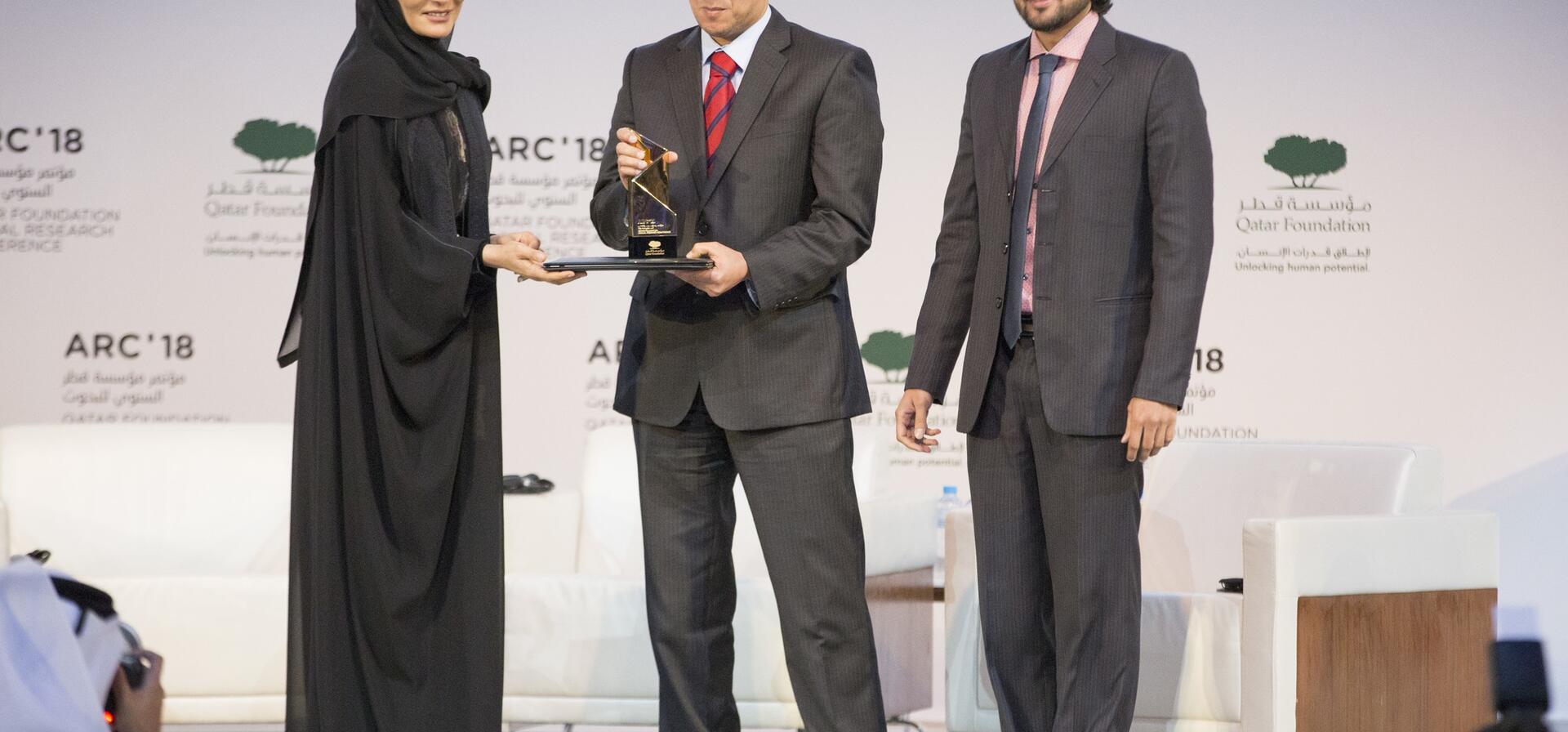 HH Sheikha Moza attends opening session of Qatar Foundation Annual Research Conference 2018