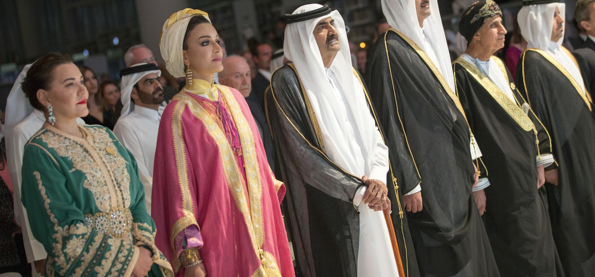 صاحب السمو أمير البلاد المفدى يفتتح مكتبة قطر الوطنية رسميًا