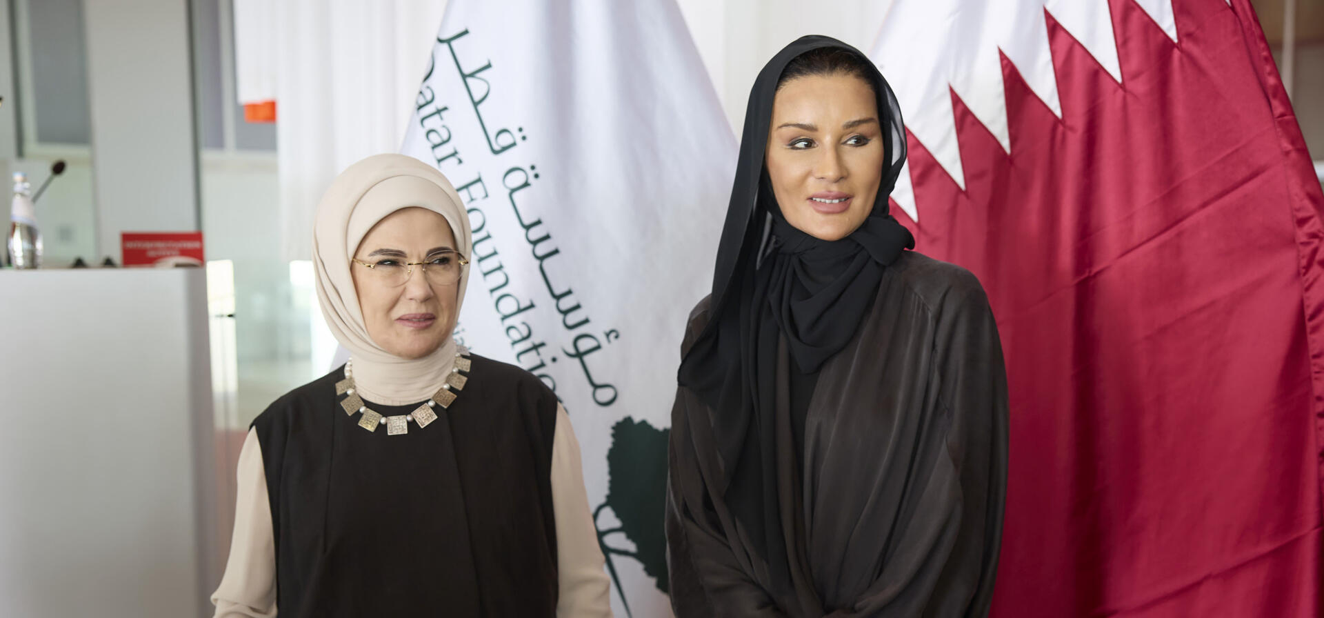 Her Highness Meets with the First Lady of Türkiye