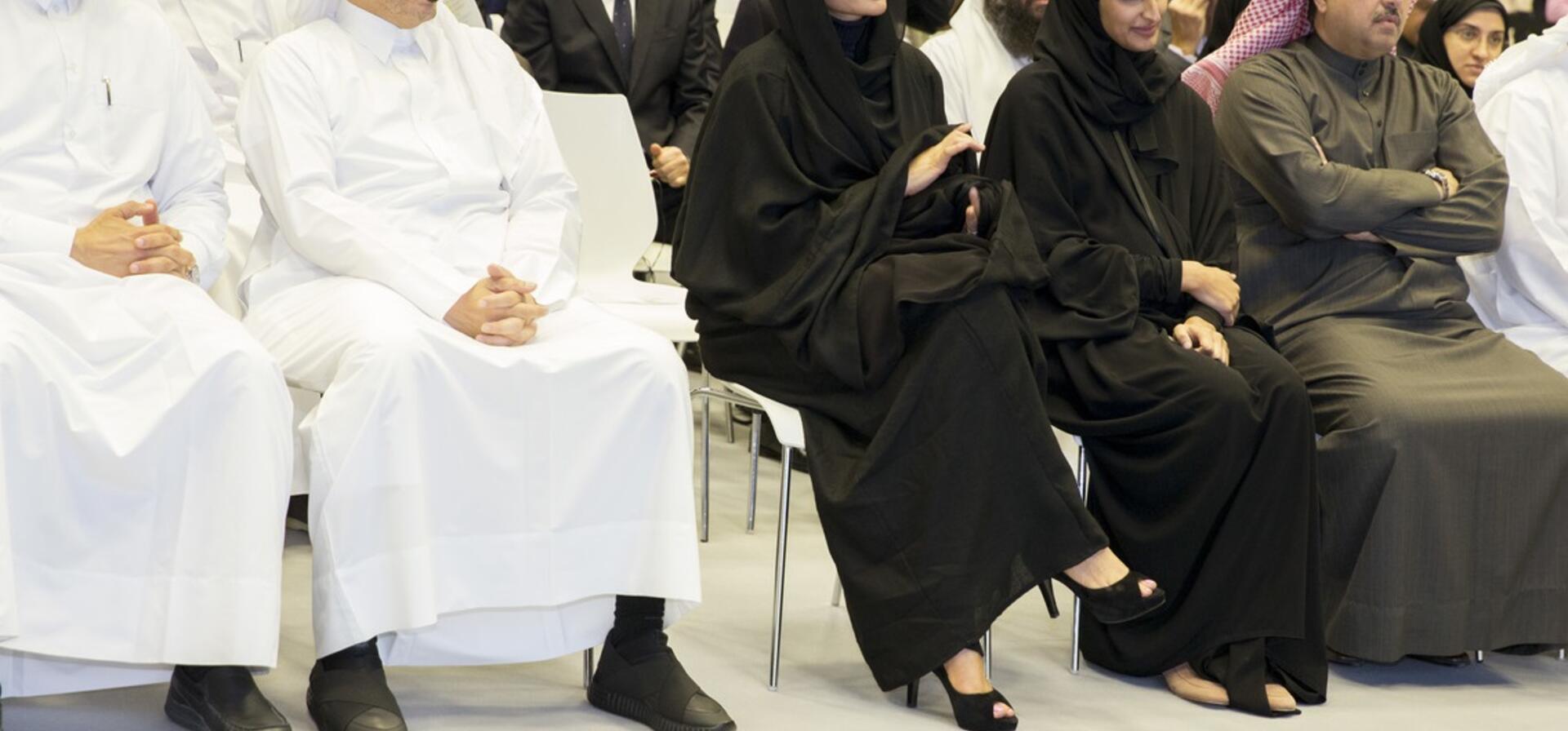 HH Sheikha Moza and Prime Minister discuss future collaborations at "Thriving Together" event