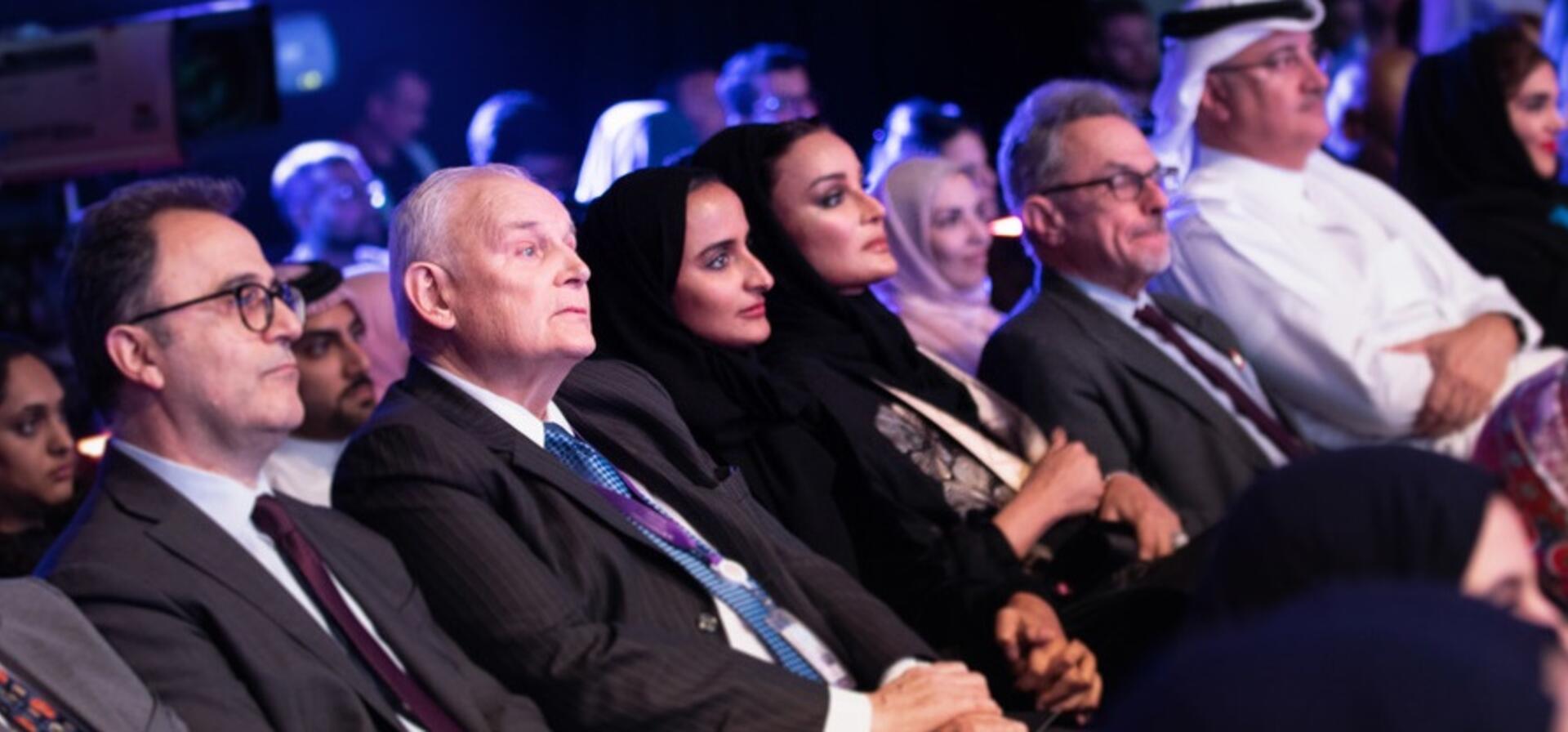 HH Sheikha Moza attends Doha Debates' debut event as new era of solution-focused dialogue is launched