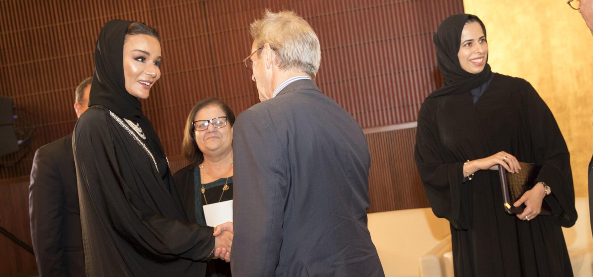 HH Sheikha Moza attends celebration of Georgetown University in Qatar's research impact