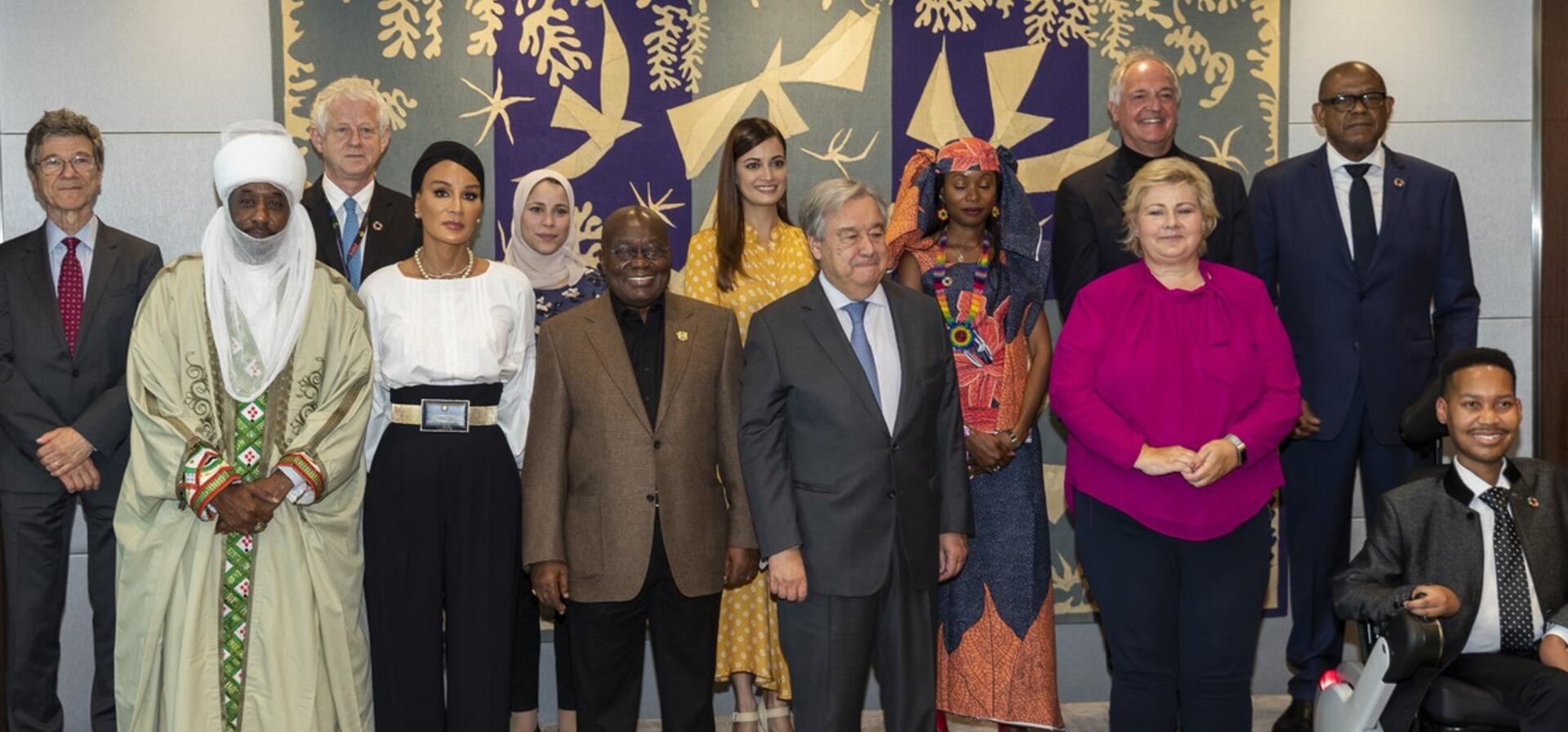 HH Sheikha Moza attends Sustainable Development Goals Advocacy meeting at UN