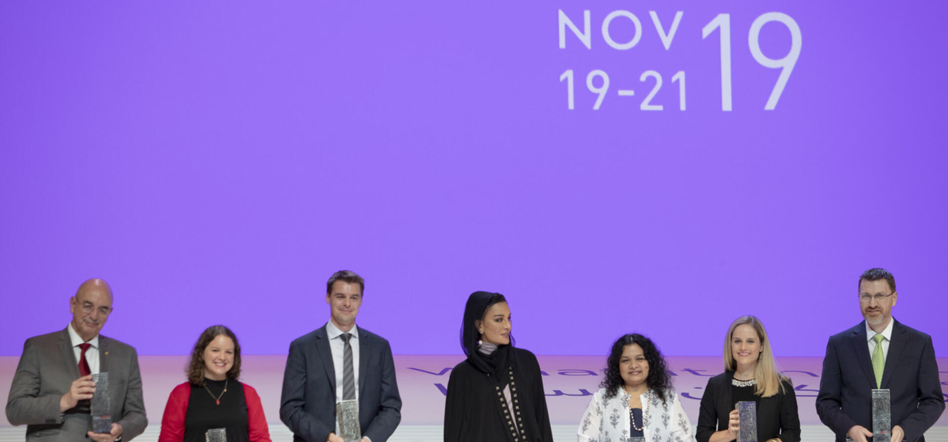 HH Sheikha Moza attends 2019 WISE Awards session