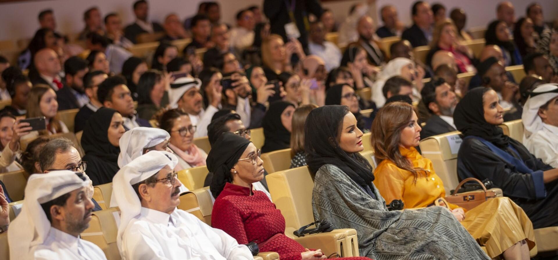 HH Sheikha Moza attends closing session of WISE 2019