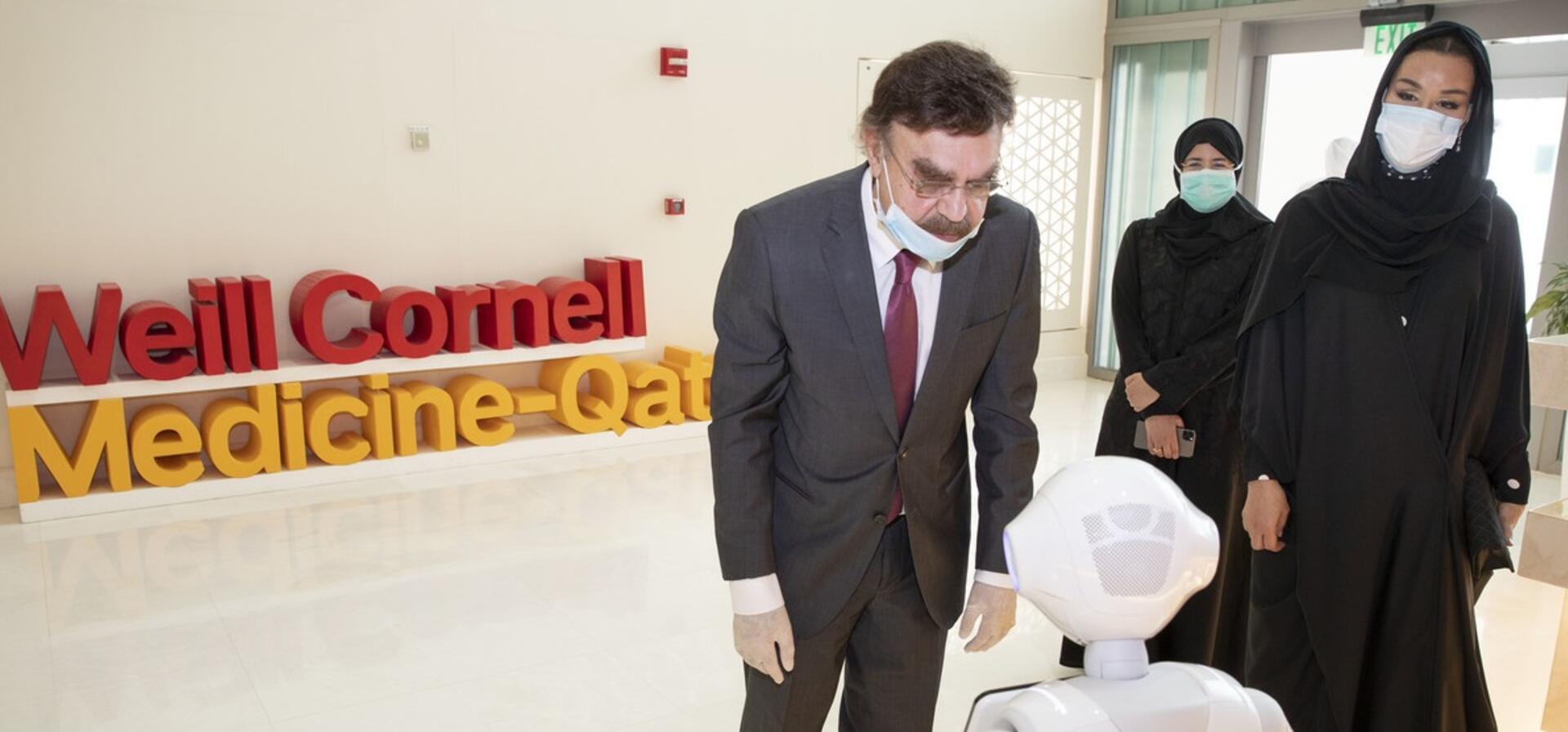 HH Sheikha Moza attends inauguration of WHO Collaborating Center in WCM-Q