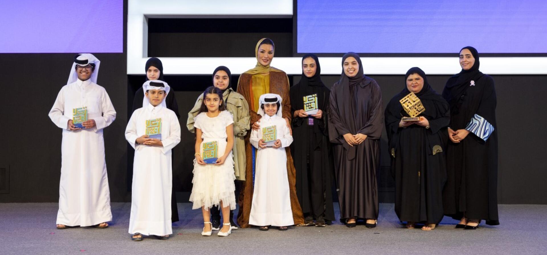 صاحبة السمو تُكرّم الفائزين بجوائز أخلاقنا وبراعم الأخلاق