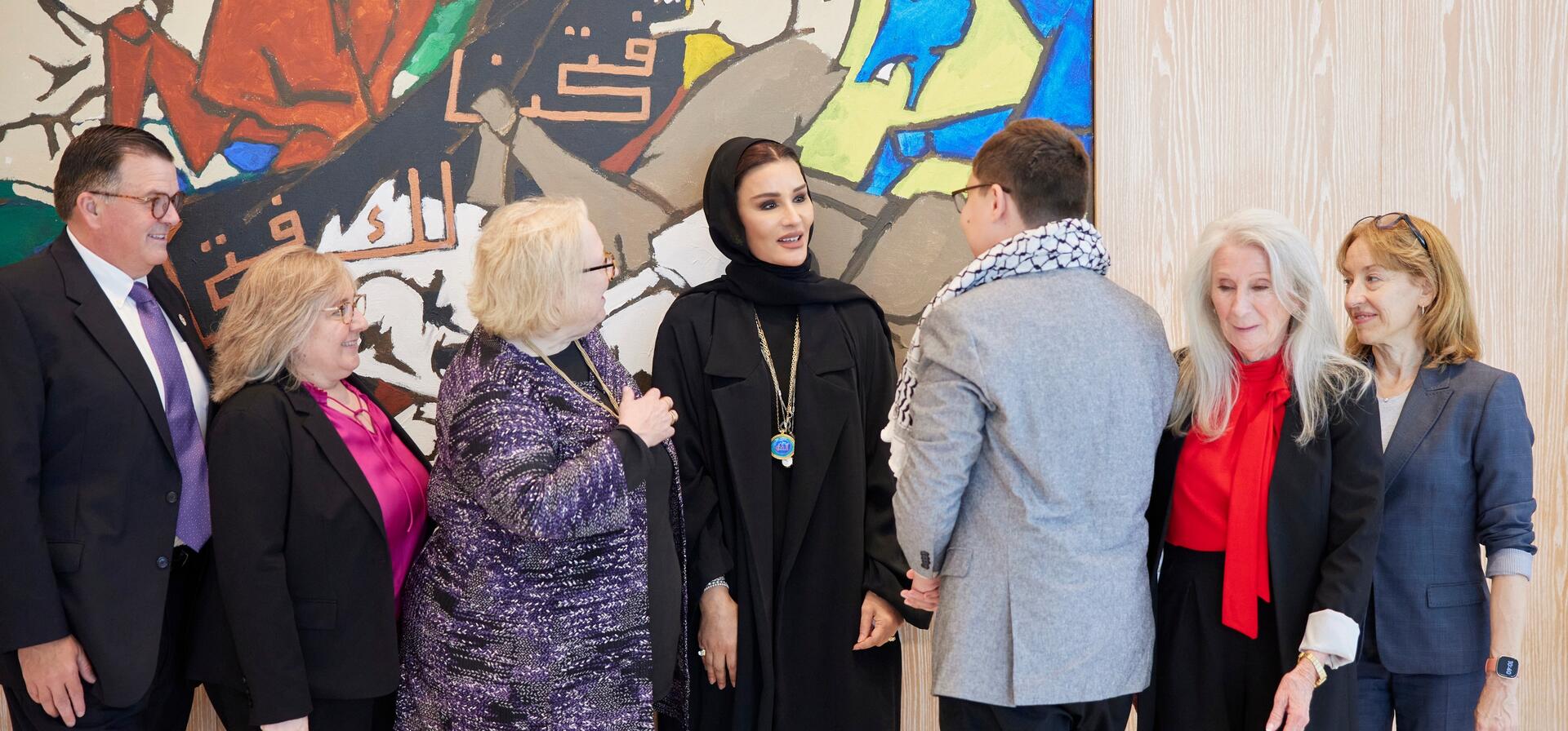 Her Highness meets with American Autism Leadership Delegation