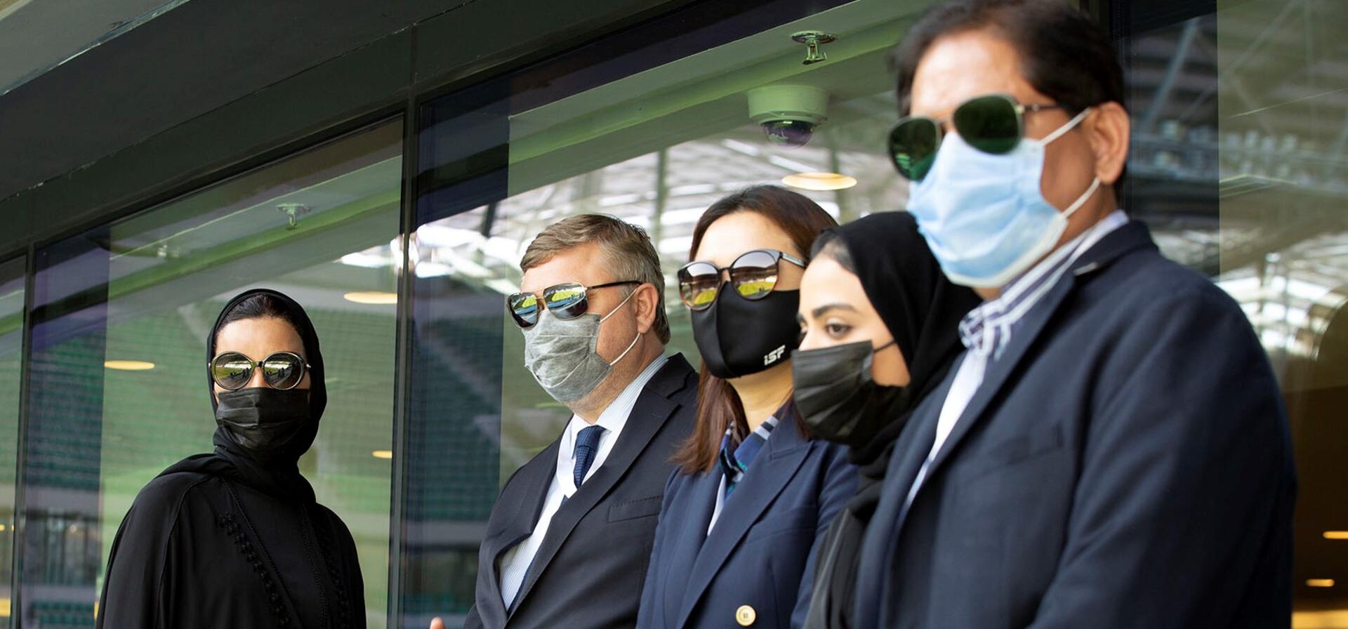 صاحبة السمو تجتمع بأعضاء لجنة التقييم التابعة للمجلس الأولمبي الآسيوي