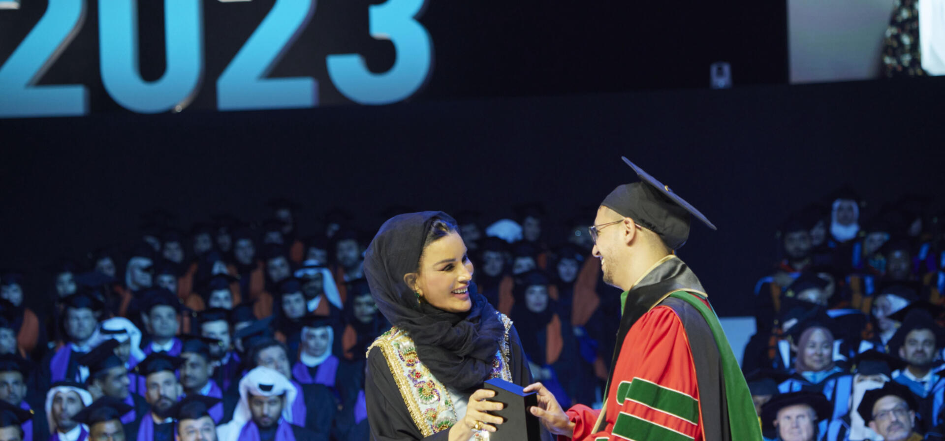 صاحبة السمو تشهد حفل تكريم خريجي مؤسسة قطر 2023