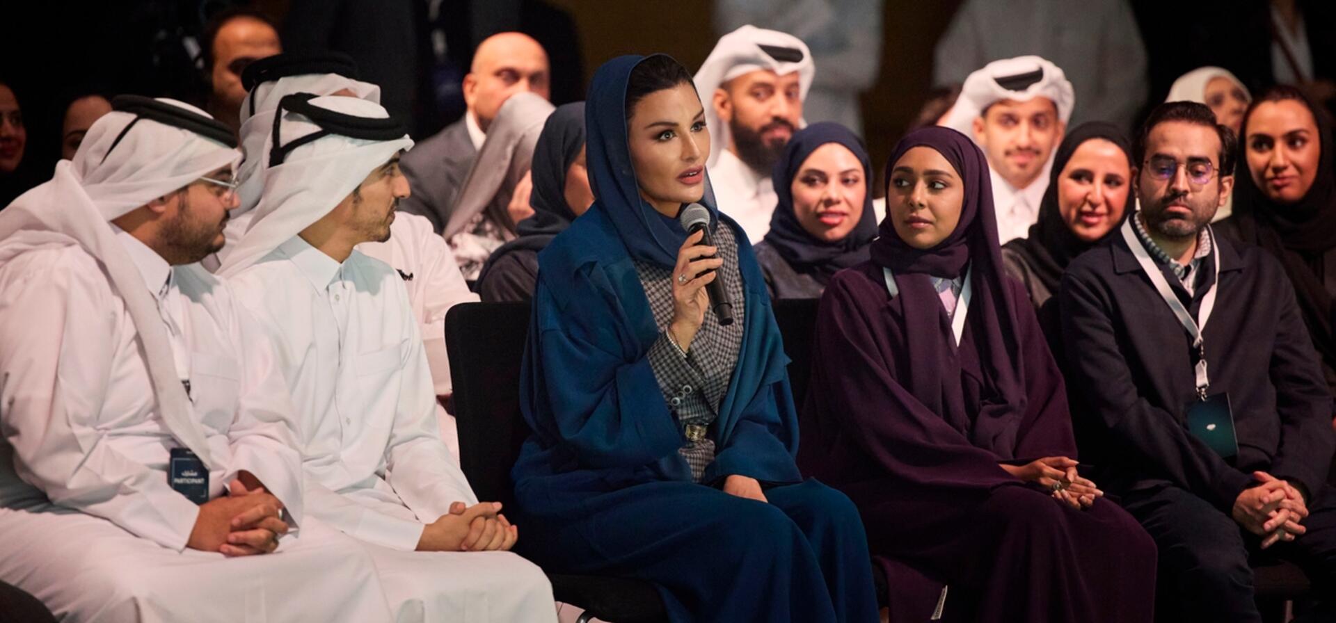 Her Highness Sheikha Moza Bint Nasser Attends QF’s Annual Alumni Forum