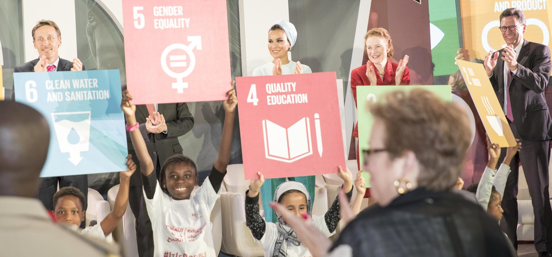 HH Sheikha Moza announces major milestone in educating 10 million out of school children