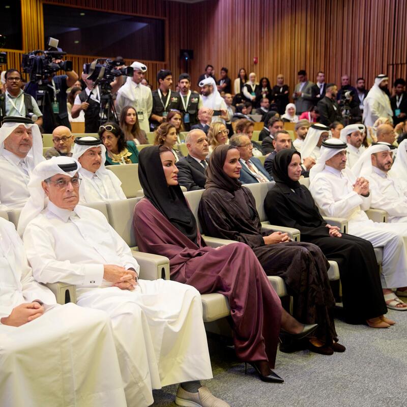   صاحبة السمو الشيخة موزا بنت ناصر تشهد الملتقى الدولي لأخلاقيات الذكاء الاصطناعي الذي تعقده جامعة حمد بن خليفة