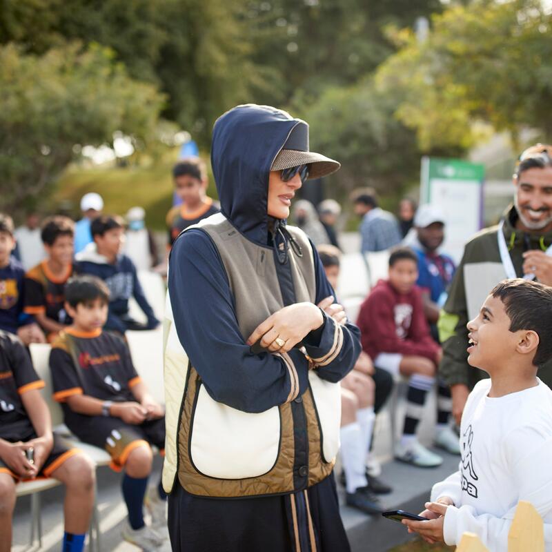 Her Highness attends the 2025 National Sport Day activities at Qatar Foundation