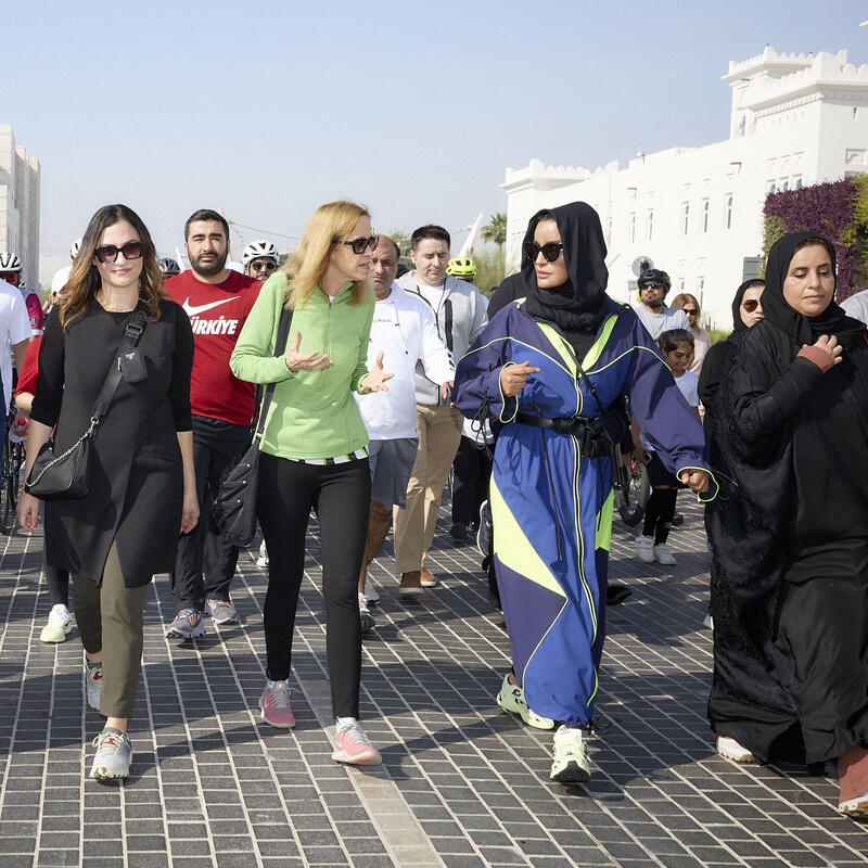 Her Highness walks in Solidarity with Turkiye -Syria Earthquake Victims 