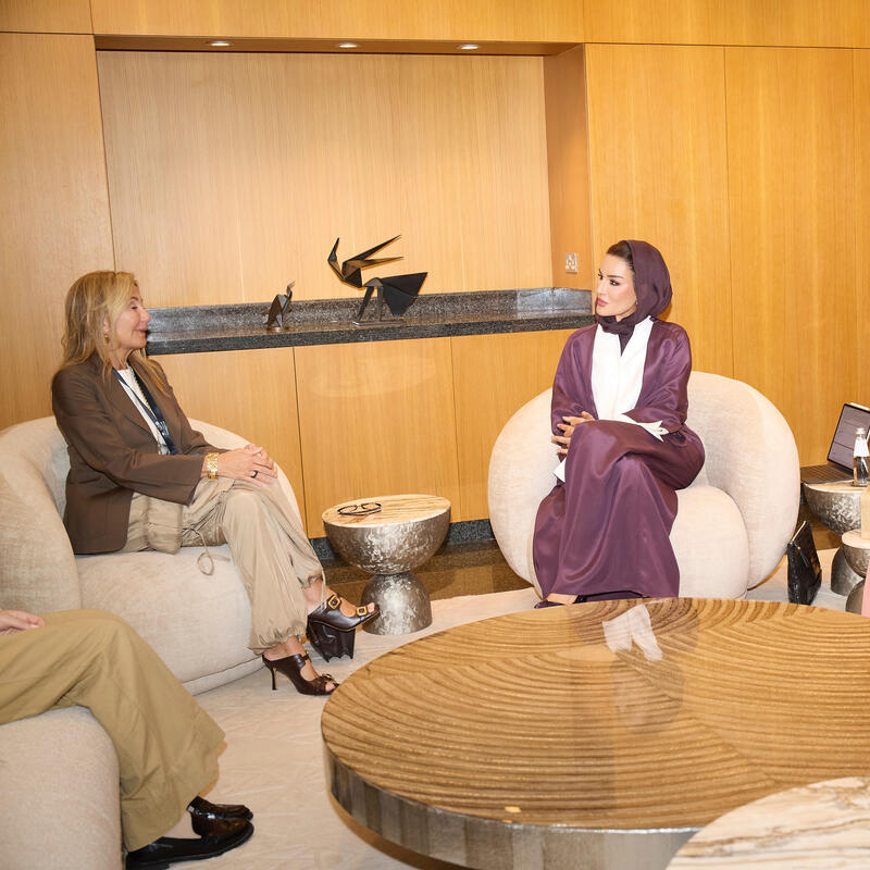 صاحبة السمو تجتمع بحرم دولة رئيس وزراء جمهورية اليونان