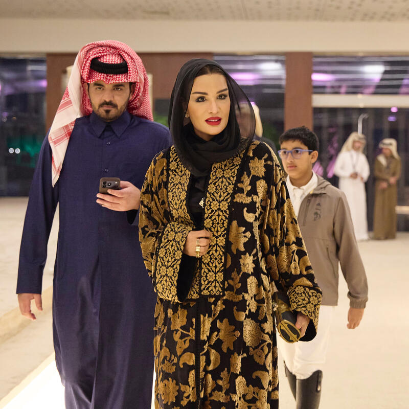 Her Highness attends the opening tour competitions of the HH The Father Amir Prix