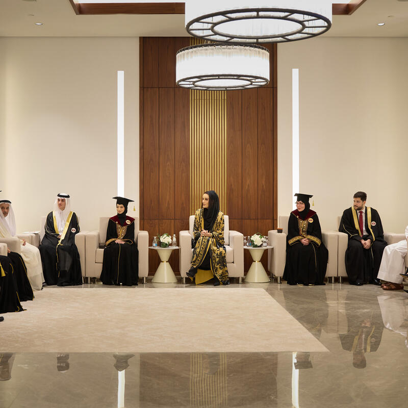 صاحبة السمو تشهد حفل تخريج الدفعة التاسعة والأربعين من خريجي القطاع الصحي (دفعة 2026) بجامعة قطر