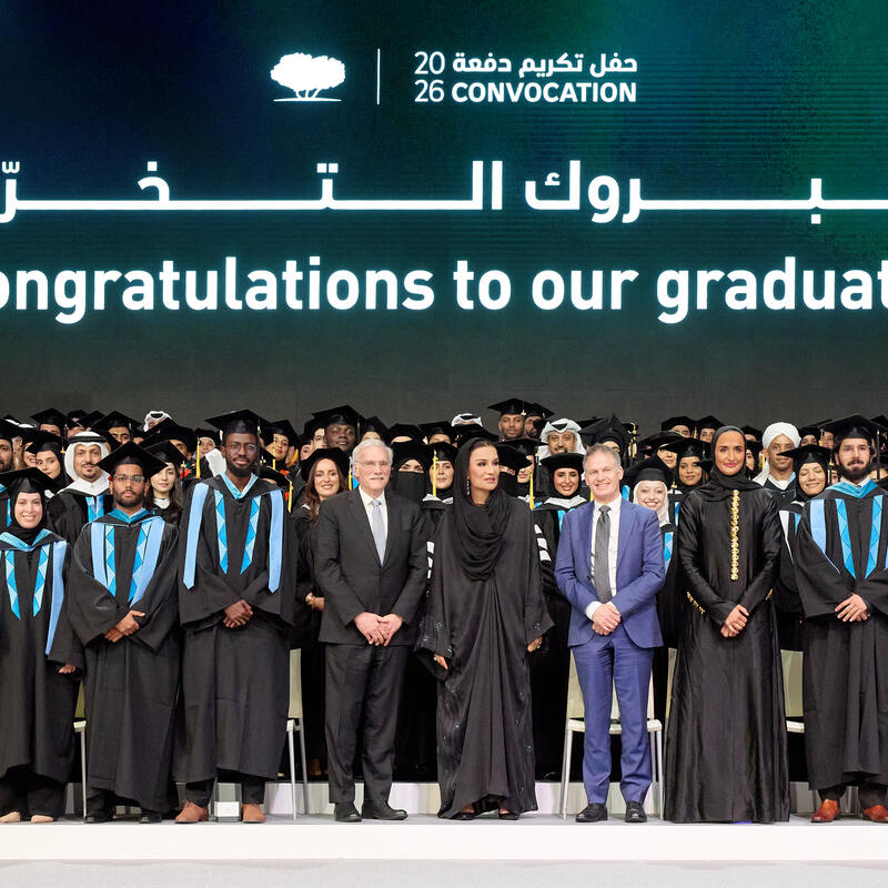 صاحبة السمو  تشهد حفل تكريم خريجي مؤسسة قطر 2026 البالغ عددهم أكثر من 1100 خريج