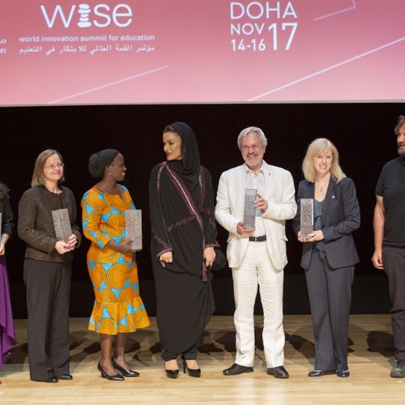 HH Sheikha Moza honors six winning projects of WISE Awards