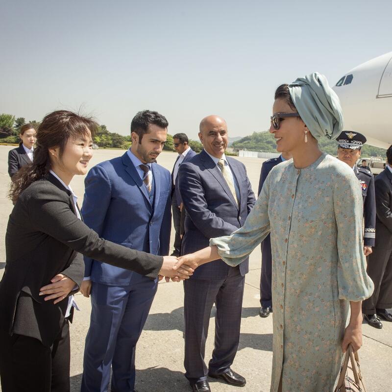 صاحبة السمو تصل الى جمهورية كوريا الجنوبية