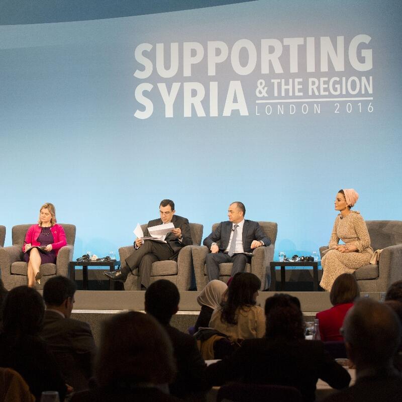 HH Sheikha Moza Participates in Education Side Event