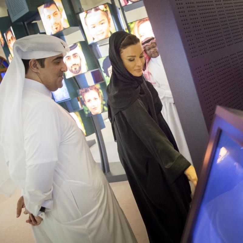 HH Sheikha Moza opens new DNA exhibition at Msheireb Museums