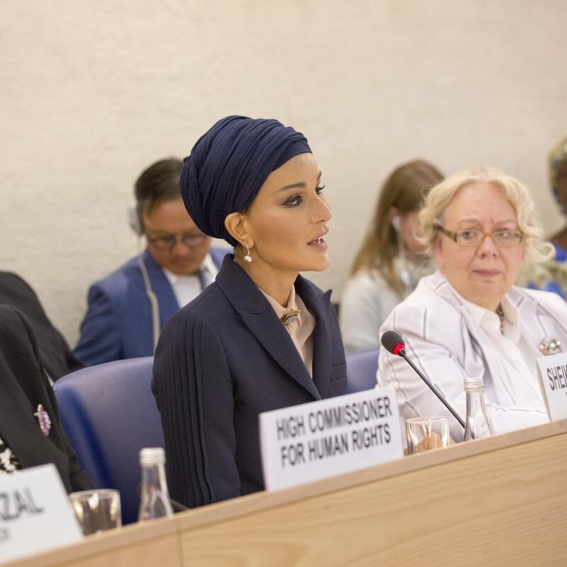 صاحبة السمو تشارك في المنتدى الاجتماعي لمجلس حقوق الإنسان بالأمم المتحدة