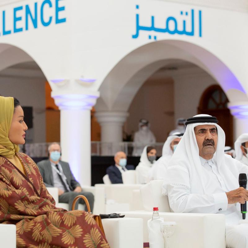 Their Highnesses attend HBKU 10th anniversary celebration