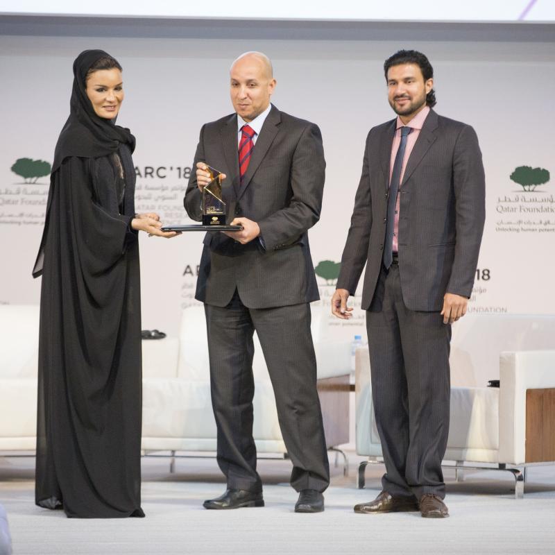 HH Sheikha Moza attends opening session of Qatar Foundation Annual Research Conference 2018