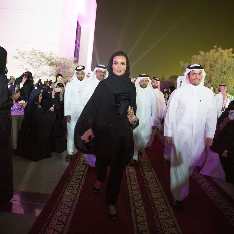 صاحبة السمو تشهد حفل لم شمل خريجي جامعة قطر