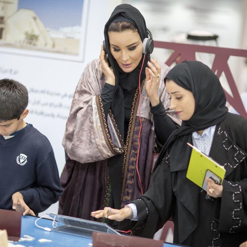 HH Sheikha Moza visits 29th Doha International Book Fair